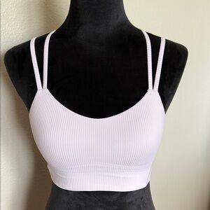 Lululemon Ribbed Light Pink Bralette